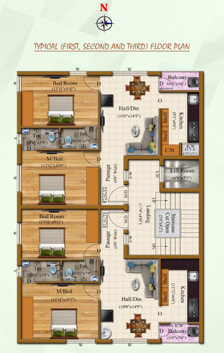 Building Floor Plan – Besant Nagar